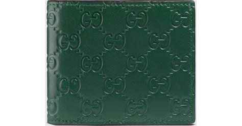 green gucci signature wallet|Gucci signature long wallet.